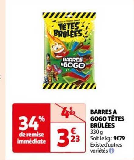 barres à gogo têtes brûlées