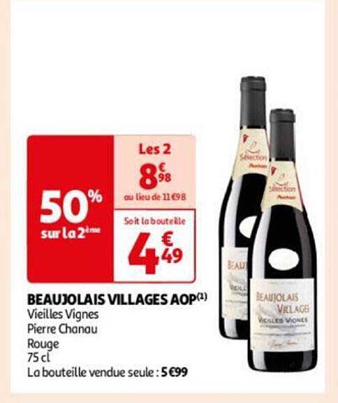 beaujolais villages aop vieilles vignes pierre chanau