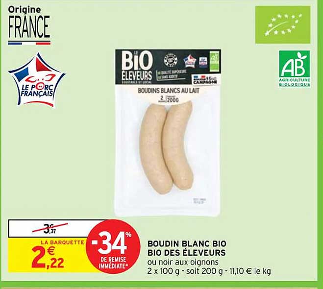 boudin blanc bio les éleveurs