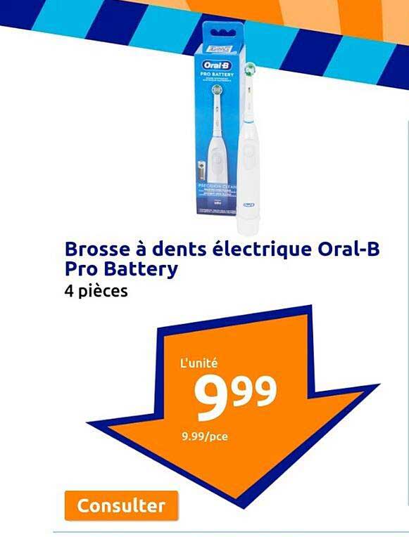 brosse à dents électrique oral-b pro battery
