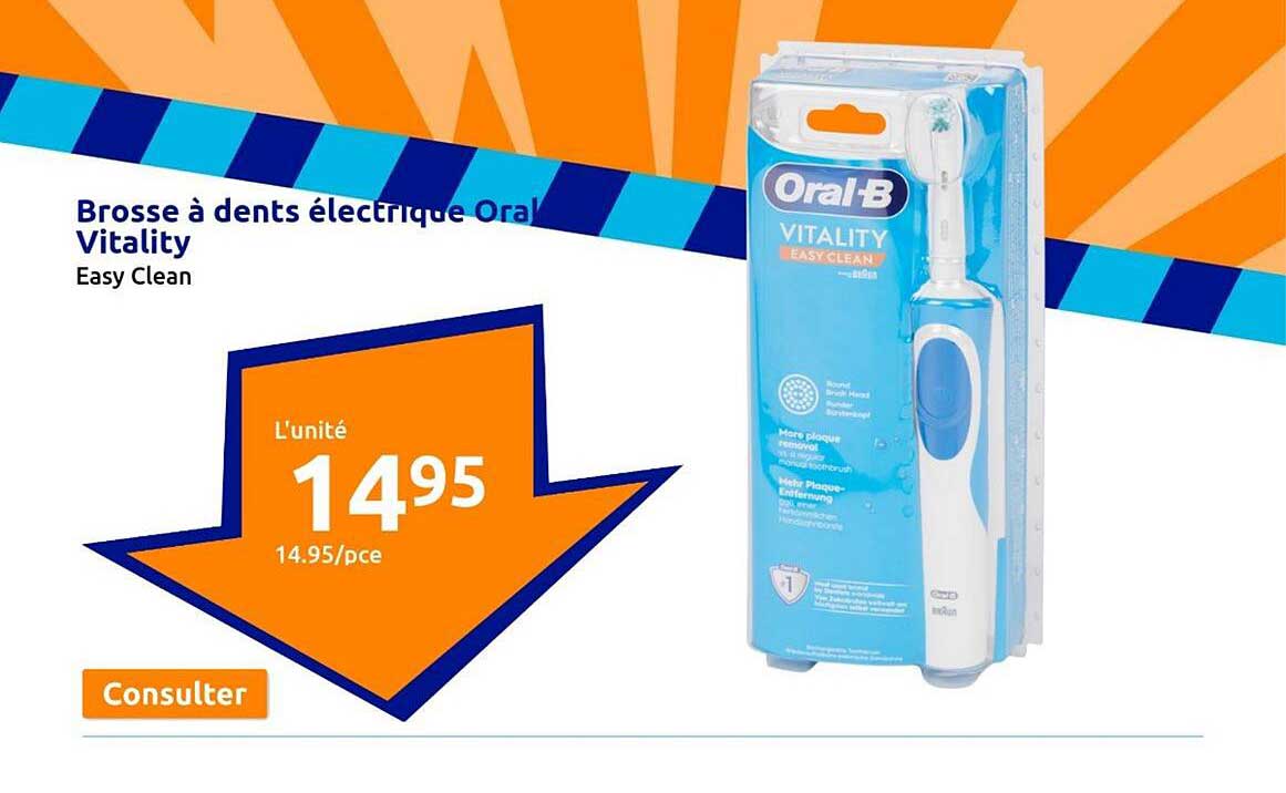 brosse à dents électrique oral-b vitality