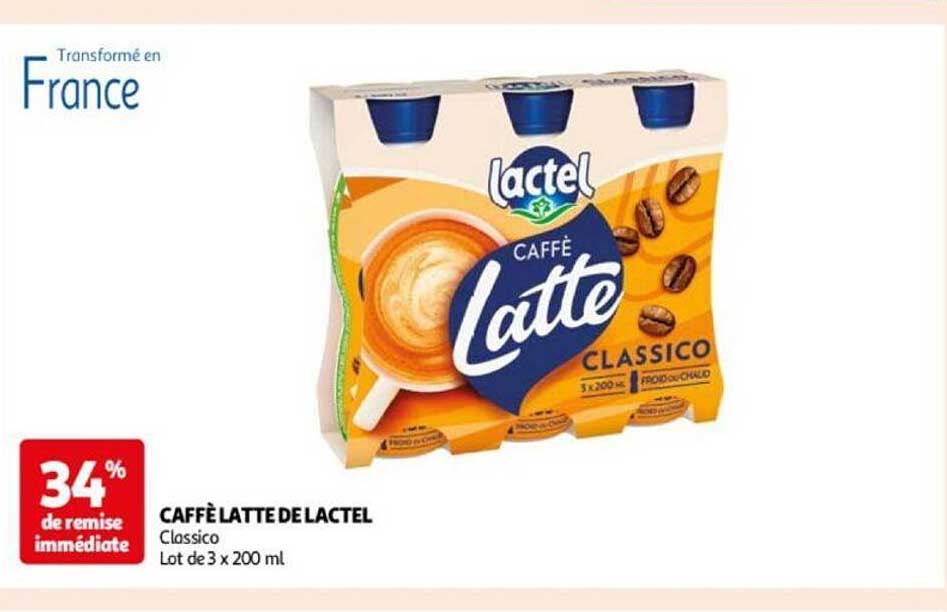 caffè latte de lactel