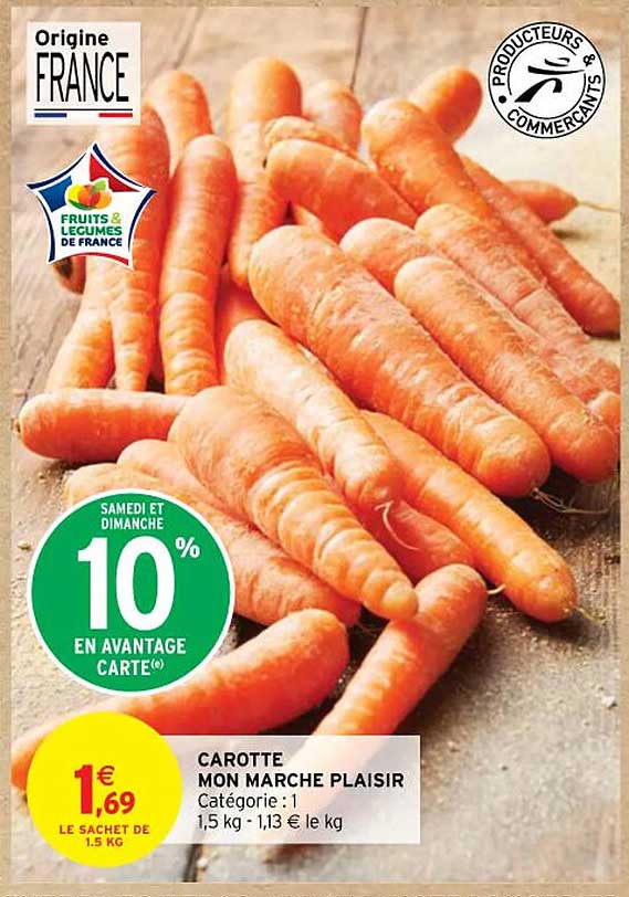 carote mon marche plaisir