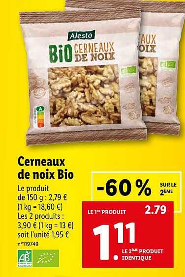 cerneaux de noix bio alesto