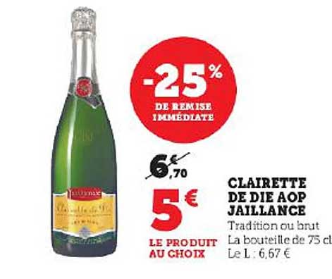 clairette de die aop jaillance