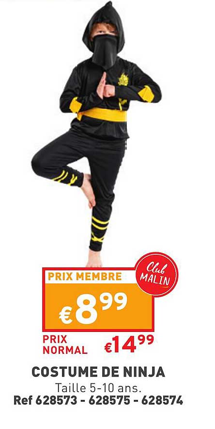 costume de ninja
