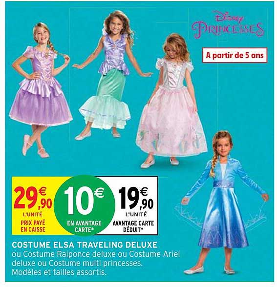 costume elsa traveling deluxe