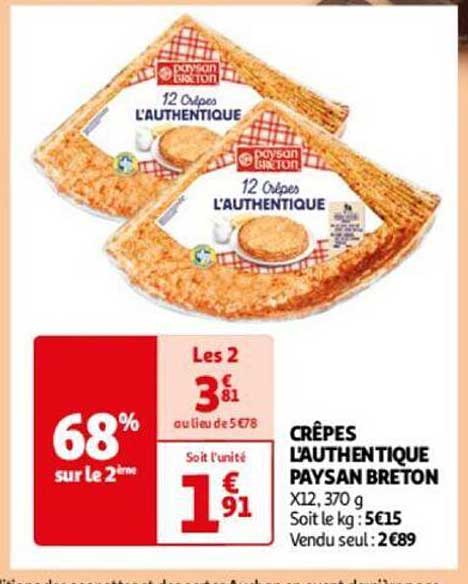 crêpes l'authentique paysan breton