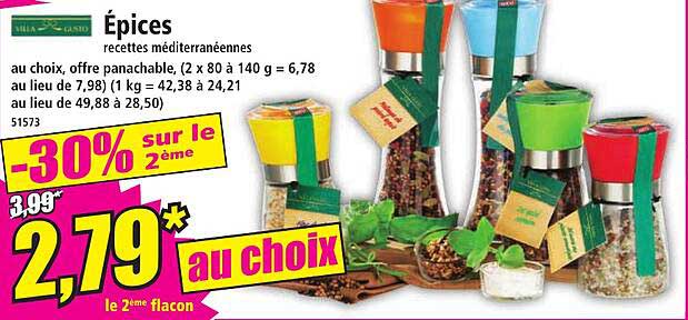 épices recettes méditerranéennes villa gusto