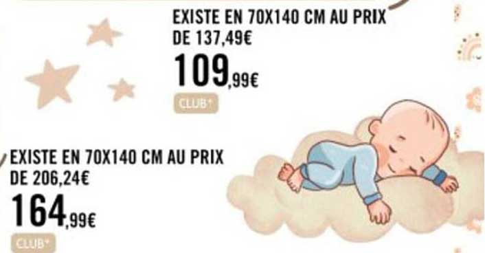 existe en 70 x 140 cm