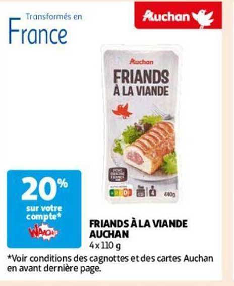 Friands à La Viande Auchan