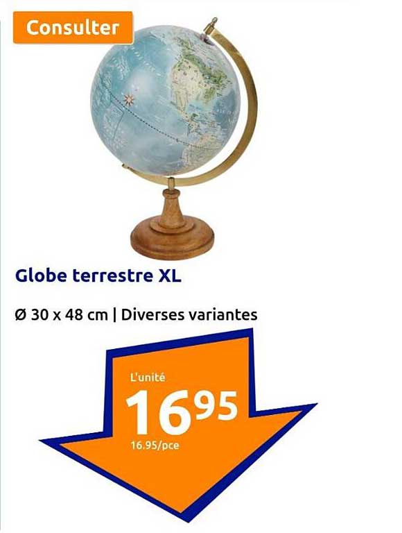 globe terrestre xl