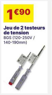 jeu de 2 testeurs de tension