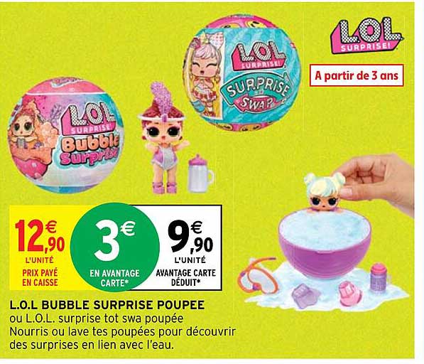 l.o.l  bubble surprise poupée