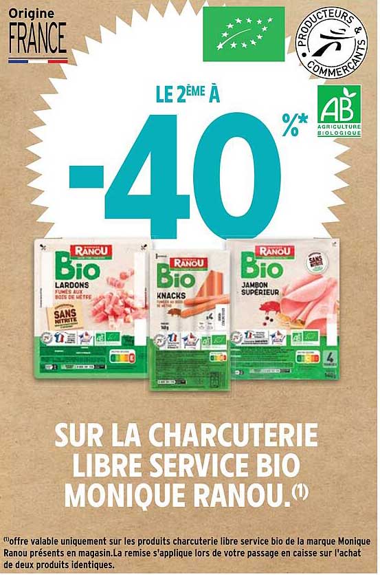 la charcuterie livre service bio monique ranou