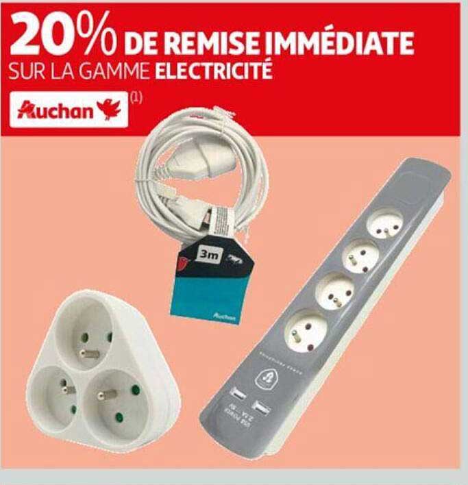 la gamme électricité auchan