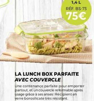 la lunch box parfaite avec couvercle