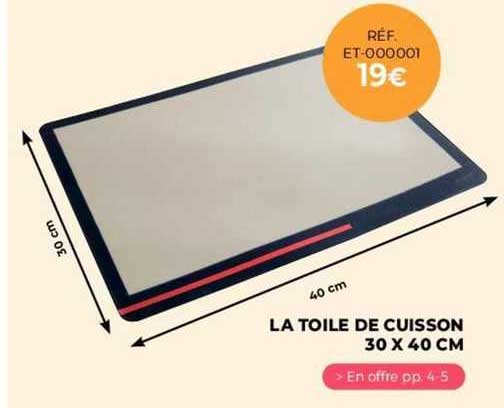 La Toile De Cuisson 30x40 Cm
