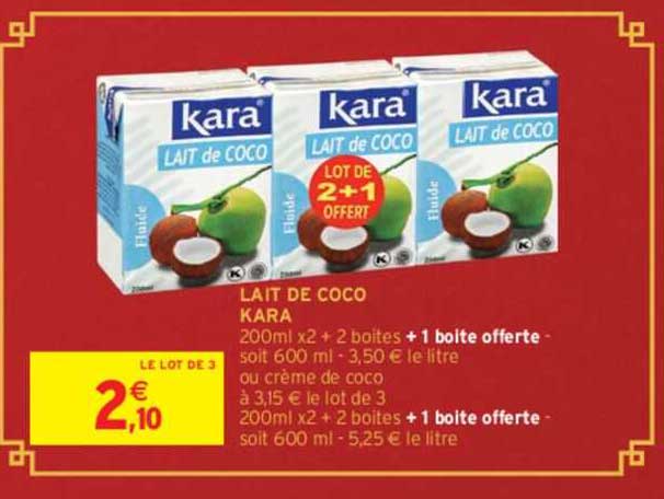Lait De Coco Kara