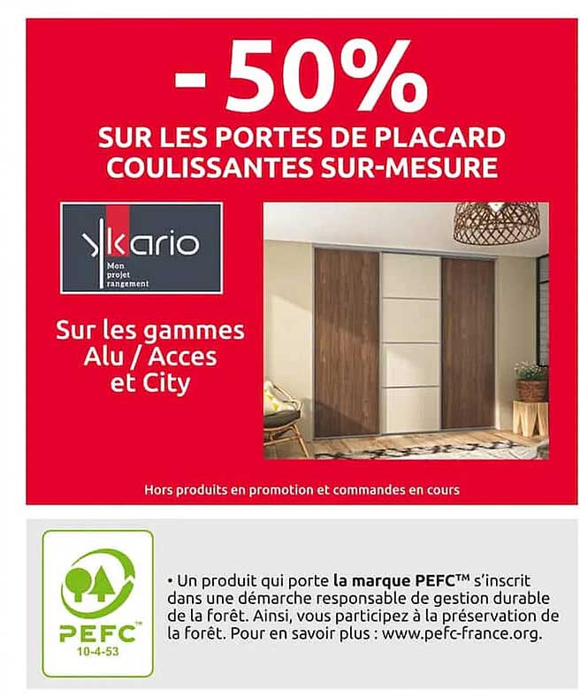 les portes de placard coulissantes sur-mesure