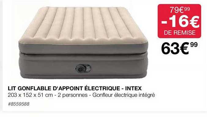 Lit Gonflable D'appoint électrique - Intex