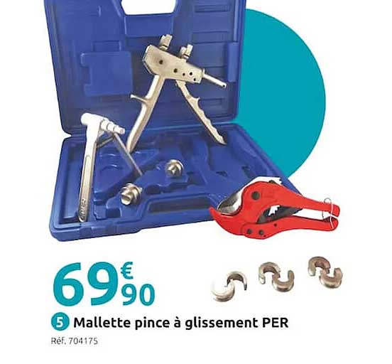 mallette pince à glissement per