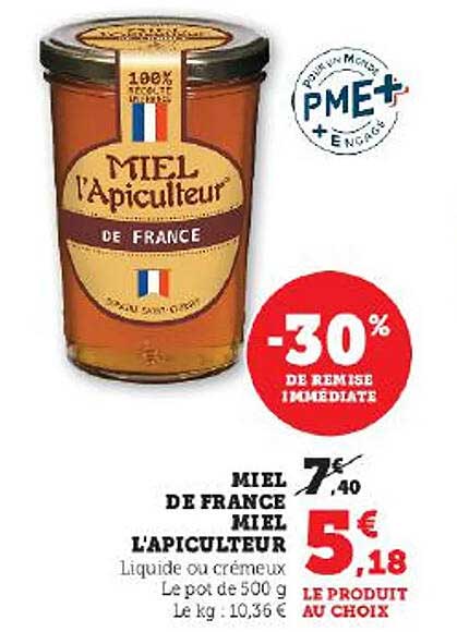 Miel De France Miel L'apiculteur