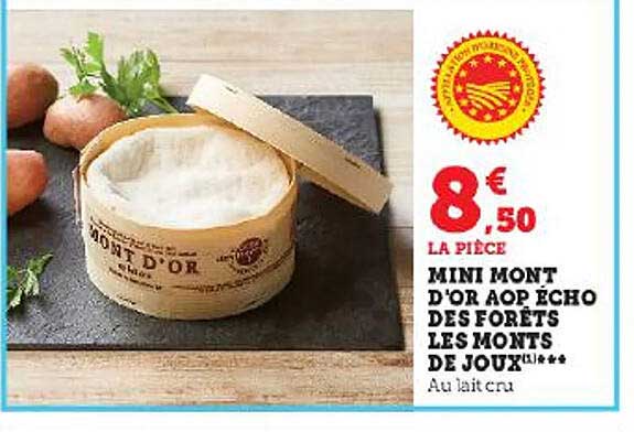 mini mont d'or aop écho des forêts les monts de joux