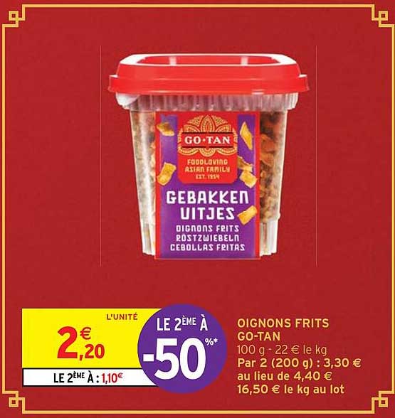 oignons frits go-tan