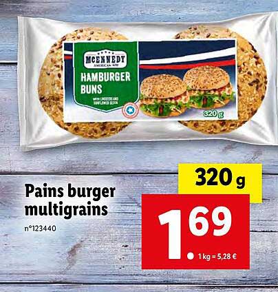 Pains Burger Multigrains