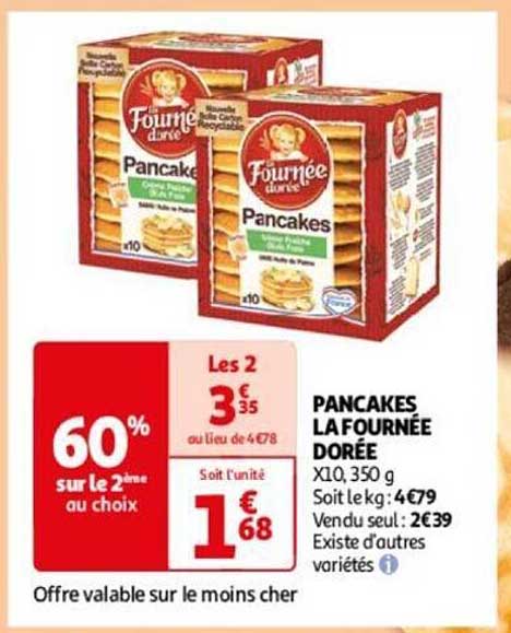 pancakes la fournée dorée