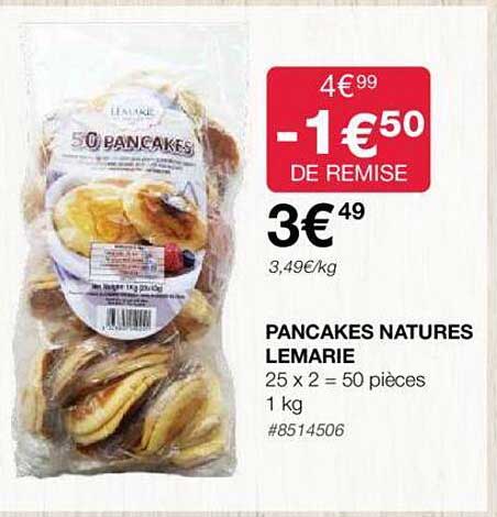 pancakes natures lemarie