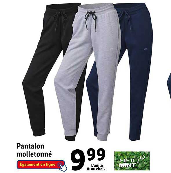 Pantalon Molletonné