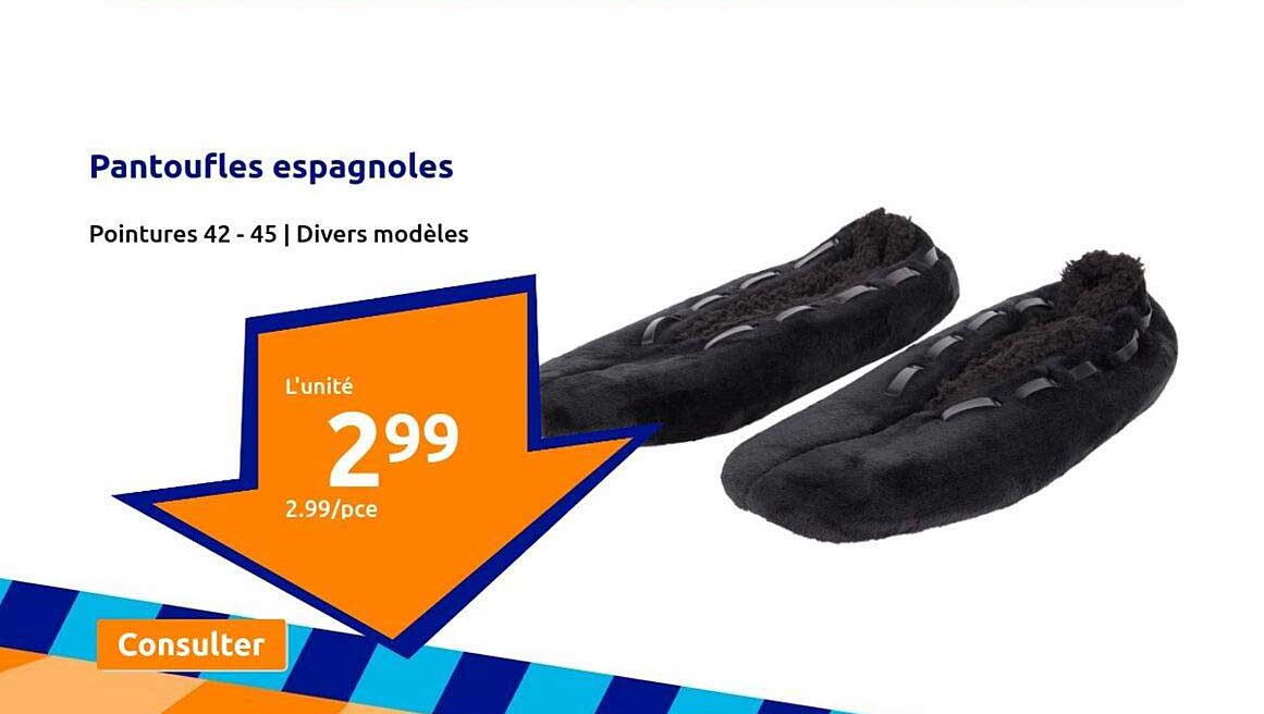 Pantoufles Espagnoles