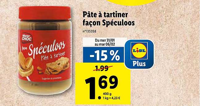 pâte à tartiner façon spéculoos