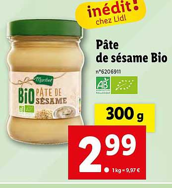 Pate De Sesame Bio