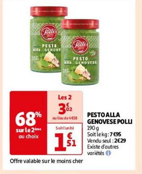 pesto alla genovese polli