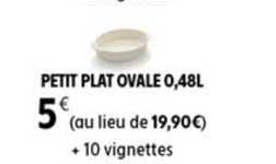 petit plat oval 0,48l