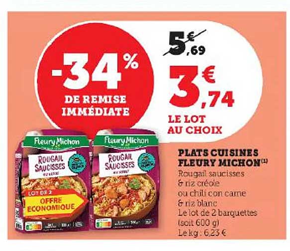 plats cuisinés fleury michon