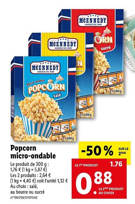 Popcorn Micro-ondable