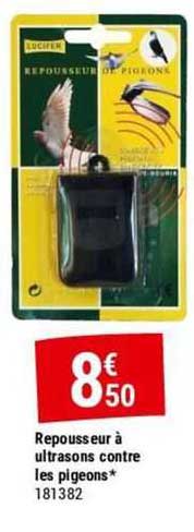 repousseur à ultrasons contre les pigeons