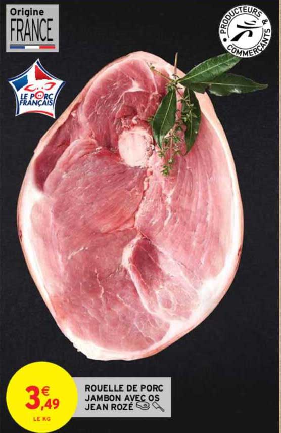 rouelle de porc jambon avec os jean rozé