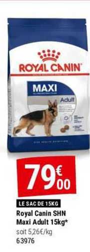 royal canin shn maxi adult 15 kg