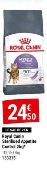 royal canin sterilised appetite control 2 kg