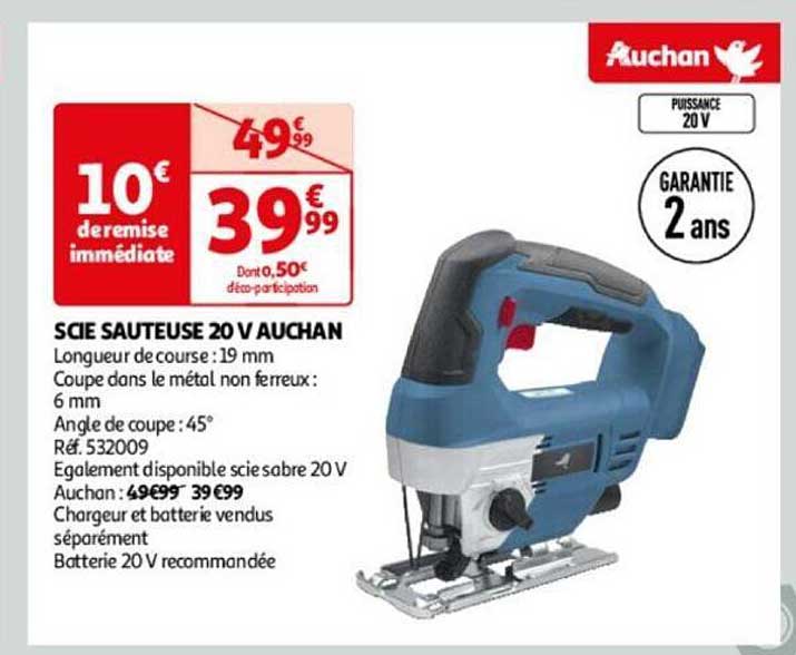 Scie Sauteuse 20 V Auchan
