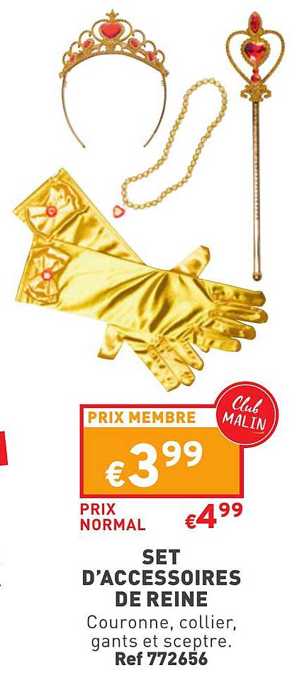 set d'accessoires de reine