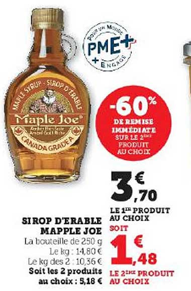Sirop D'érable Mapple Joe
