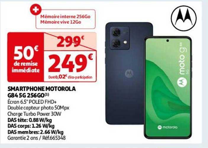 smartphone motorola g84 5g 256gb