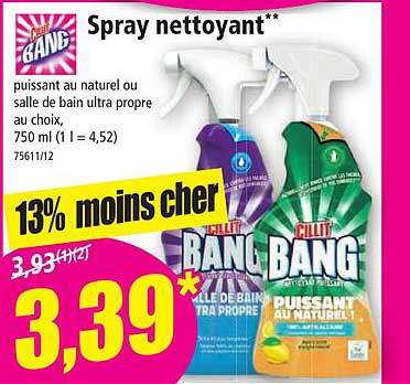 spray nettoyant cillit bang