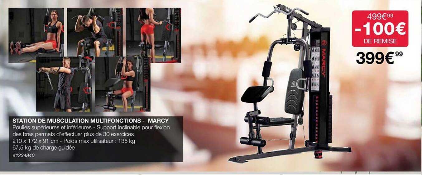station de musculation multifonctions - marcy